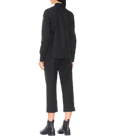 Shop Moncler Genius 6 Moncler Noir Kei Ninomiya Cotton Shirt In Black