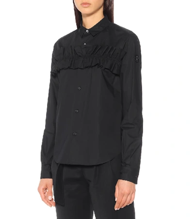Shop Moncler Genius 6 Moncler Noir Kei Ninomiya Cotton Shirt In Black