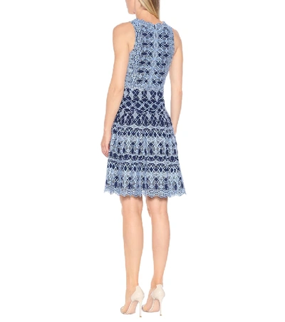 Shop Jonathan Simkhai Cotton Lace Dress In Blue