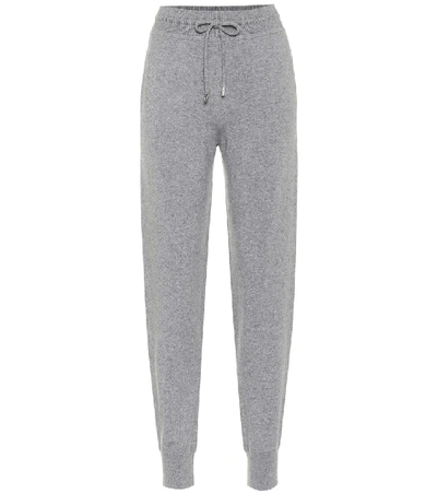 Shop Chloé Cashmere-blend Trackpants In Grey