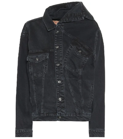 Shop Y/project Denim Jacket In Black