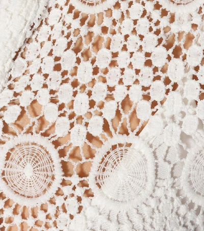 Shop Melissa Odabash April Crochet Midi Dress In White