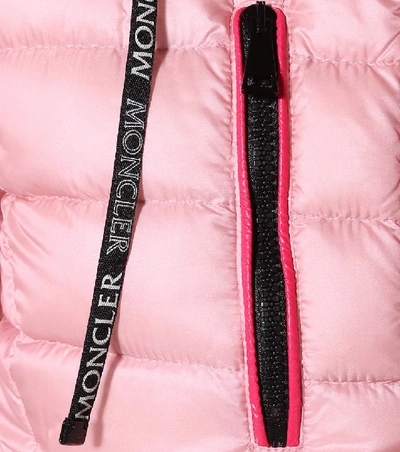 Shop Moncler Seoul Quilted Down Jacket In Pink