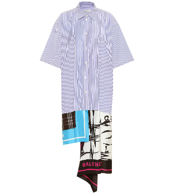 balenciaga shirt dress