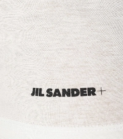 Shop Jil Sander Cotton Tank Top In White