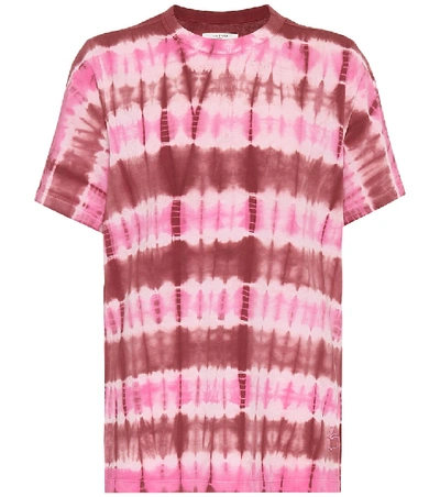Shop Isabel Marant Étoile Dena Tie-dye Cotton T-shirt In Pink