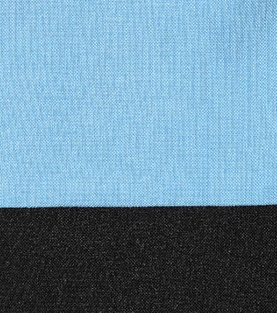 Shop Diane Von Furstenberg Wool-crêpe Minidress In Blue