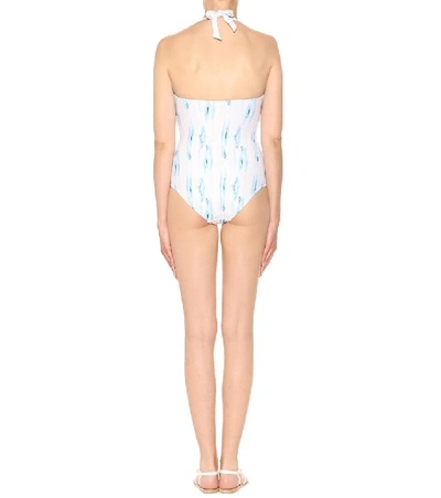 Shop Heidi Klein Printed Swimsuit In White