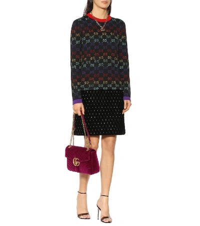 Shop Gucci Gg Wool Jacquard Sweater