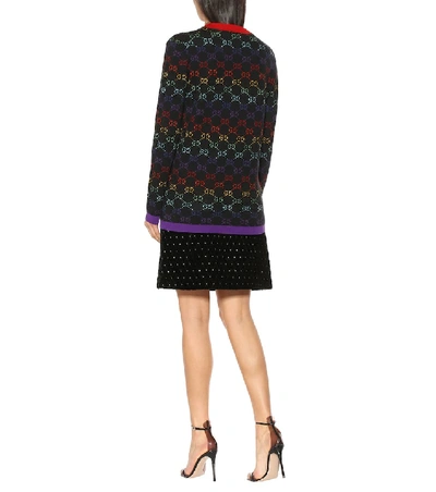 Shop Gucci Gg Wool Jacquard Sweater