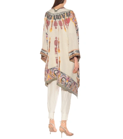 Shop Etro Wool-blend Cardigan In Beige