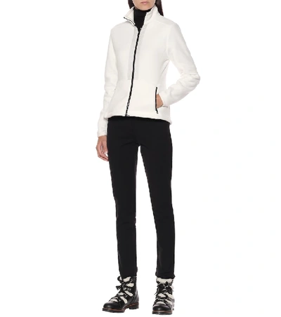 Shop Erin Snow Freja Fleece Jacket In White