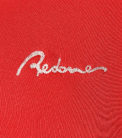 Shop Re/done Cotton Zip Hoodie In Red