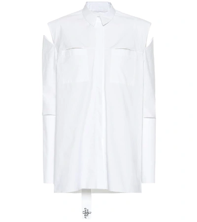 Shop Absence Of Paper Kill Bill Cotton Shirt In White