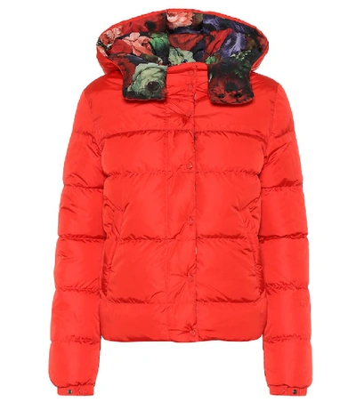 Shop Moncler Koura Reversible Down Jacket In Red