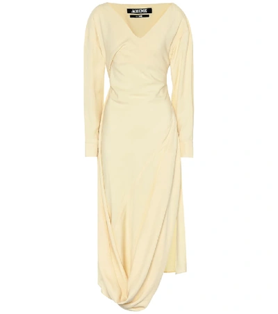 Shop Jacquemus La Robe Madhia Dress In Yellow