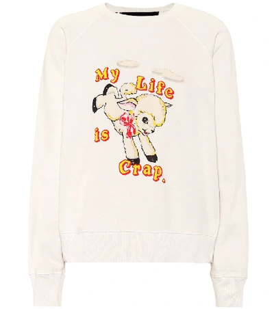 Shop Marc Jacobs X Magda Archer Cotton Sweater In White