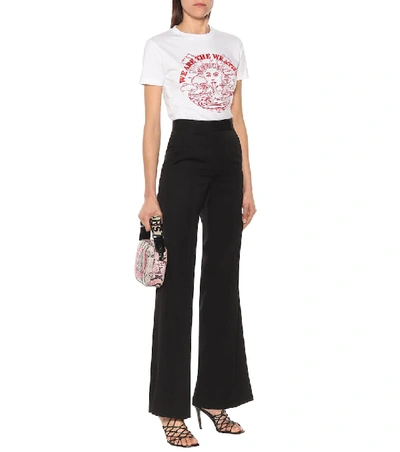 Shop Stella Mccartney Cotton T-shirt In White