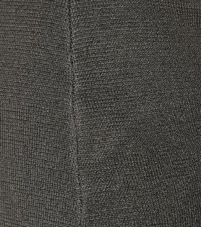 Shop 81 Hours Tad Wool Midi Skirt In Grey
