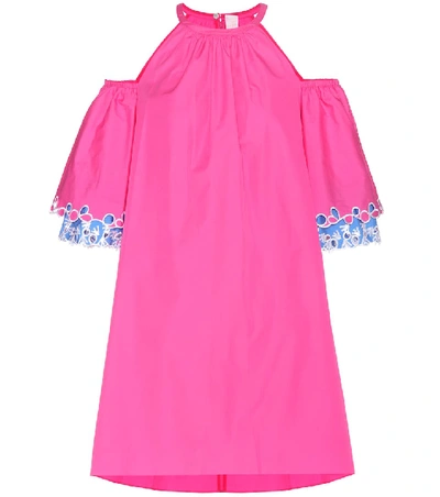 Shop Peter Pilotto Cotton Minidress In Pink