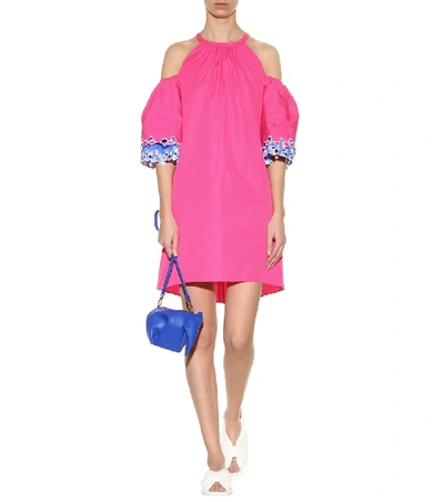 Shop Peter Pilotto Cotton Minidress In Pink