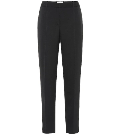 Shop Givenchy High-rise Wool Pants In Black