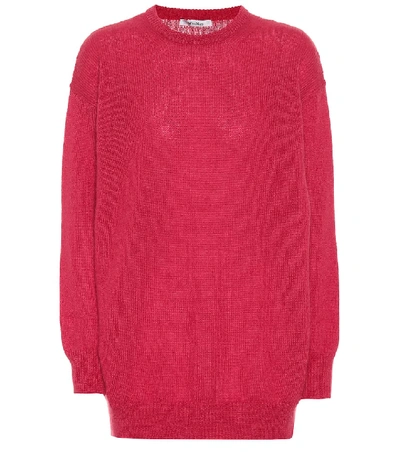 Shop Max Mara Relax Mohair-blend Sweater In Pink