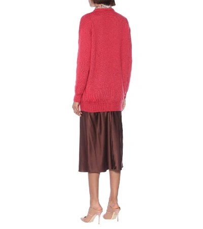 Shop Max Mara Relax Mohair-blend Sweater In Pink