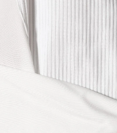 Shop Loewe Cotton-blend Shirt Dress In White