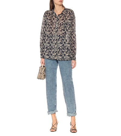 Shop Isabel Marant Étoile Mexika Floral Cotton Shirt In Multicoloured