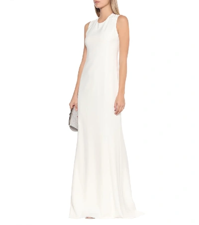 Shop Max Mara Fattore Cady Bridal Gown In White