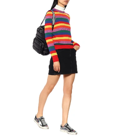 Shop Moncler Cotton Sweater In Multicoloured