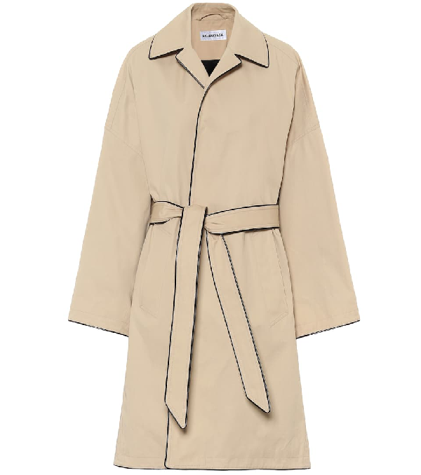 Balenciaga belted trench coat - Neutrals