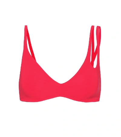 Shop Araks Elias Bikini Top In Red