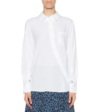 Shop Altuzarra Silk-blend Shirt In White