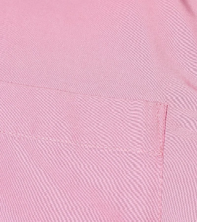 Shop Balenciaga Oversized Shirt In Pink