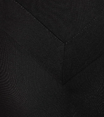 Shop Mm6 Maison Margiela Asymmetric Jersey Top In Black
