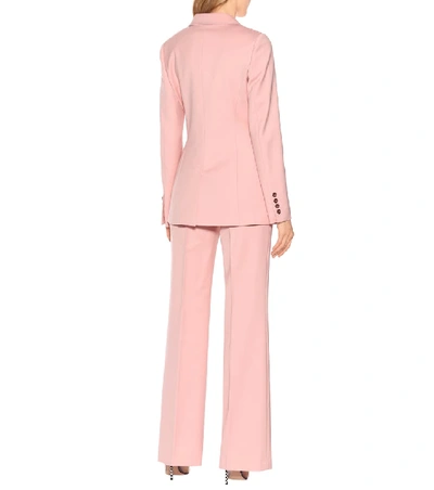 Shop Gabriela Hearst Angela Wool Blazer In Pink