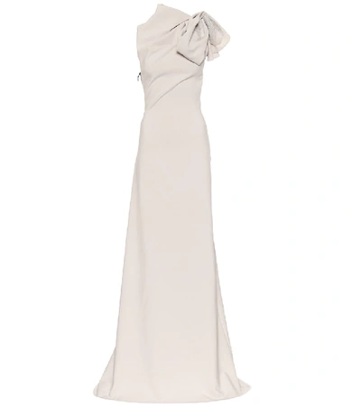 Shop Maticevski Captivate Stretch-crêpe Gown In Beige