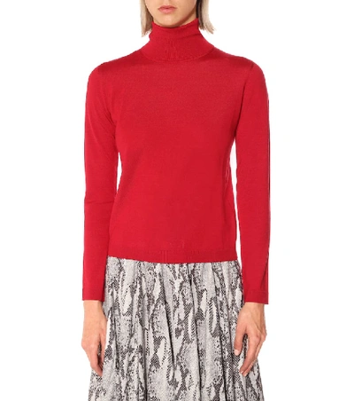 Shop Red Valentino Redvalentino Wool, Silk And Cashmere Sweater