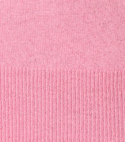 Shop Isabel Marant Étoile Kelton Cotton And Wool Sweater In Pink
