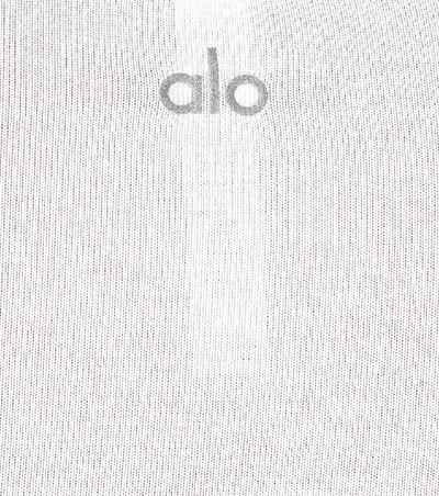 Shop Alo Yoga Cover Stretch Top In White