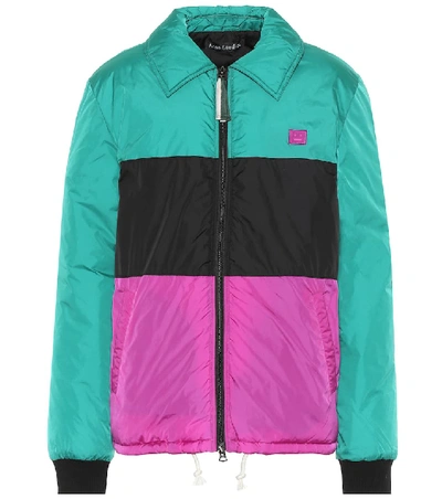 Shop Acne Studios Technical Nylon Jacket In Multicoloured