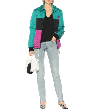 Shop Acne Studios Technical Nylon Jacket In Multicoloured