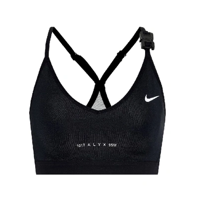 Shop Alyx X Nike Sports Bra In Black