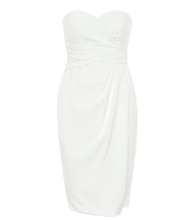 Shop Max Mara Garante Strapless Cady Bridal Dress In White