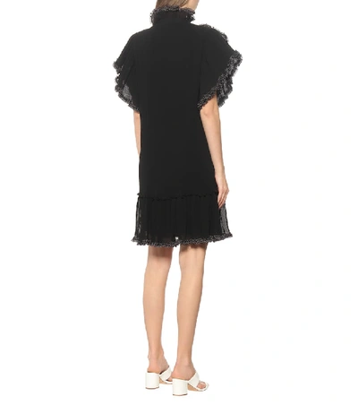 Shop See By Chloé Ruffled Minidress In Black
