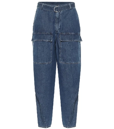 Shop Stella Mccartney High-rise Tapered Jeans In Blue