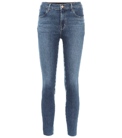 Shop J Brand Alana High-rise Skinny Jeans In Blue