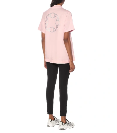 Shop Alyx Logo Cotton-jersey T-shirt In Pink